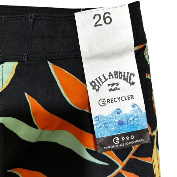Billabong Big Boy Size 26 (L) Sundays Pro Mid Recycler Board Short Swim NWT - Picture 4 of 9